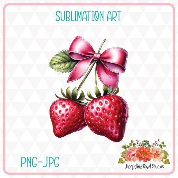 Strawberries With Bow