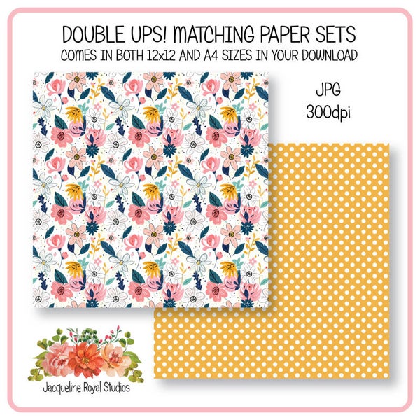 Stunning Floral Burst Papers