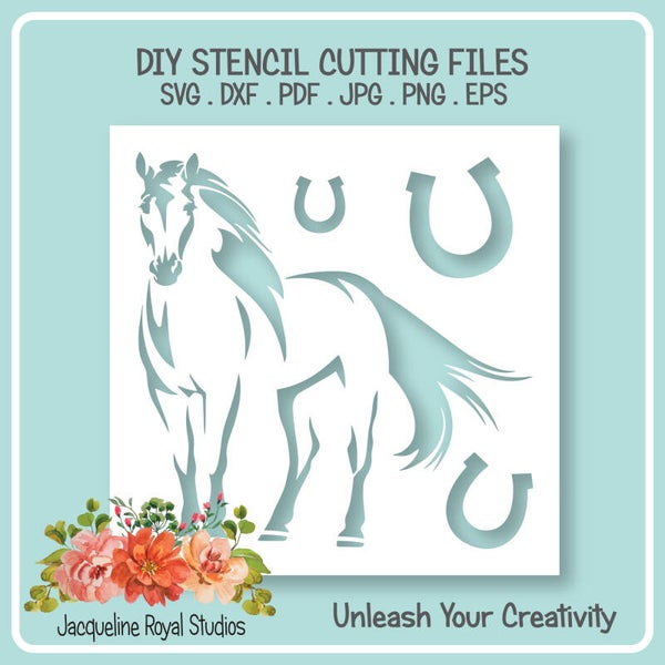 Stunning Horse Stencil