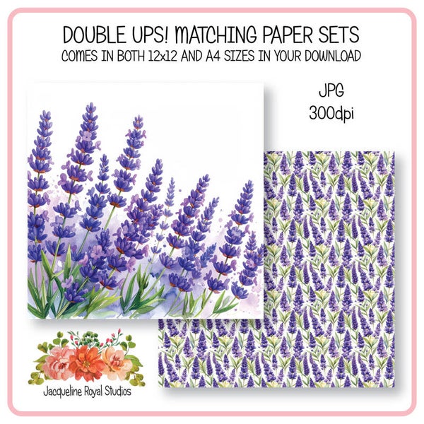 Stunning Lavender Papers