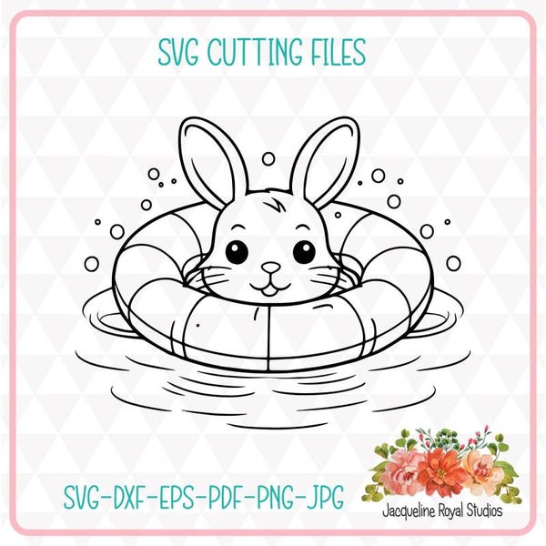 Swimming Bunny Cut Files