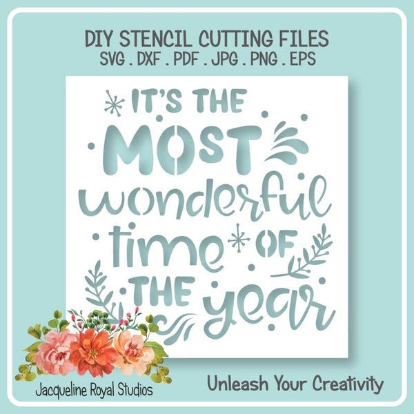 Time Of Year Stencil