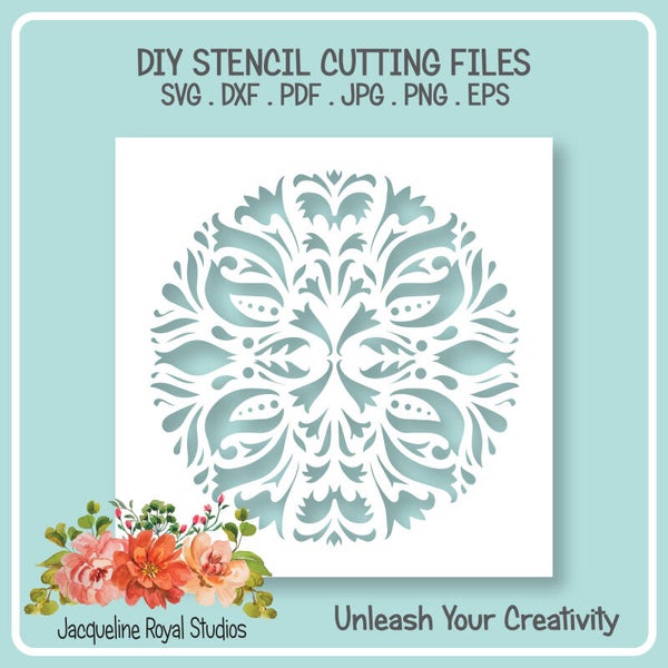 Tudor Mandala Stencil