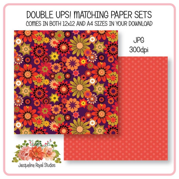 Vibrant Retro Papers