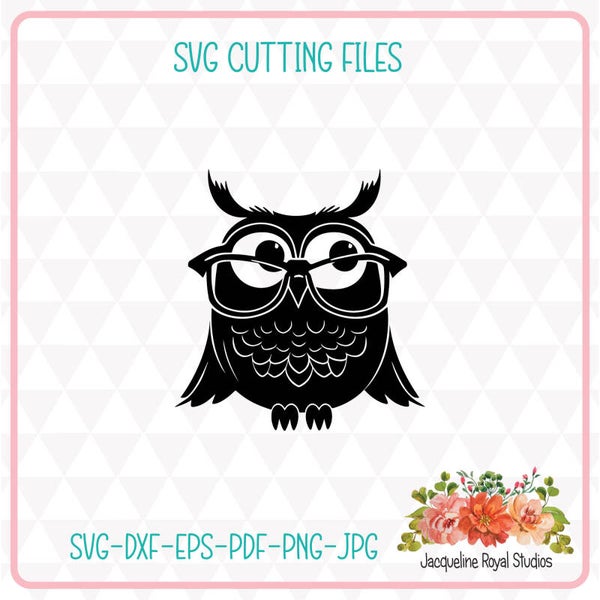 Wise Old Owl Cut File