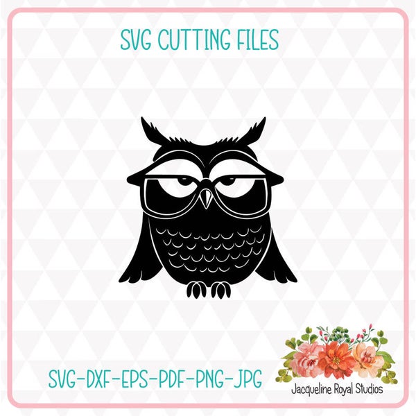 Wise Old Owl 2 Cut File