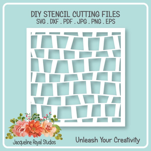 Wonky Ladder Stencil