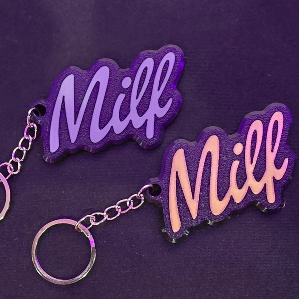 Milf (Sleutelhangers) blacklight kleuren