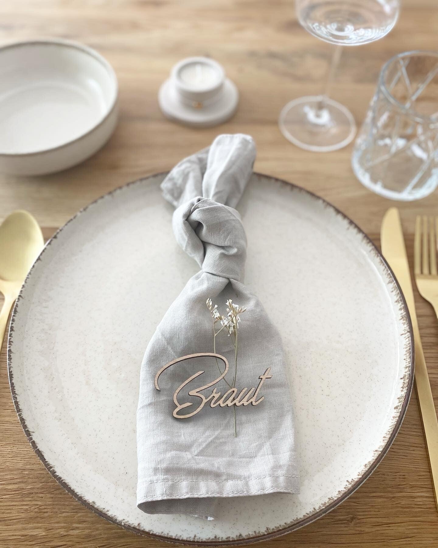 Personalisierter Schriftzug | Platzkarte für Hochzeit | Tischkarten Name | Schriftzug*
