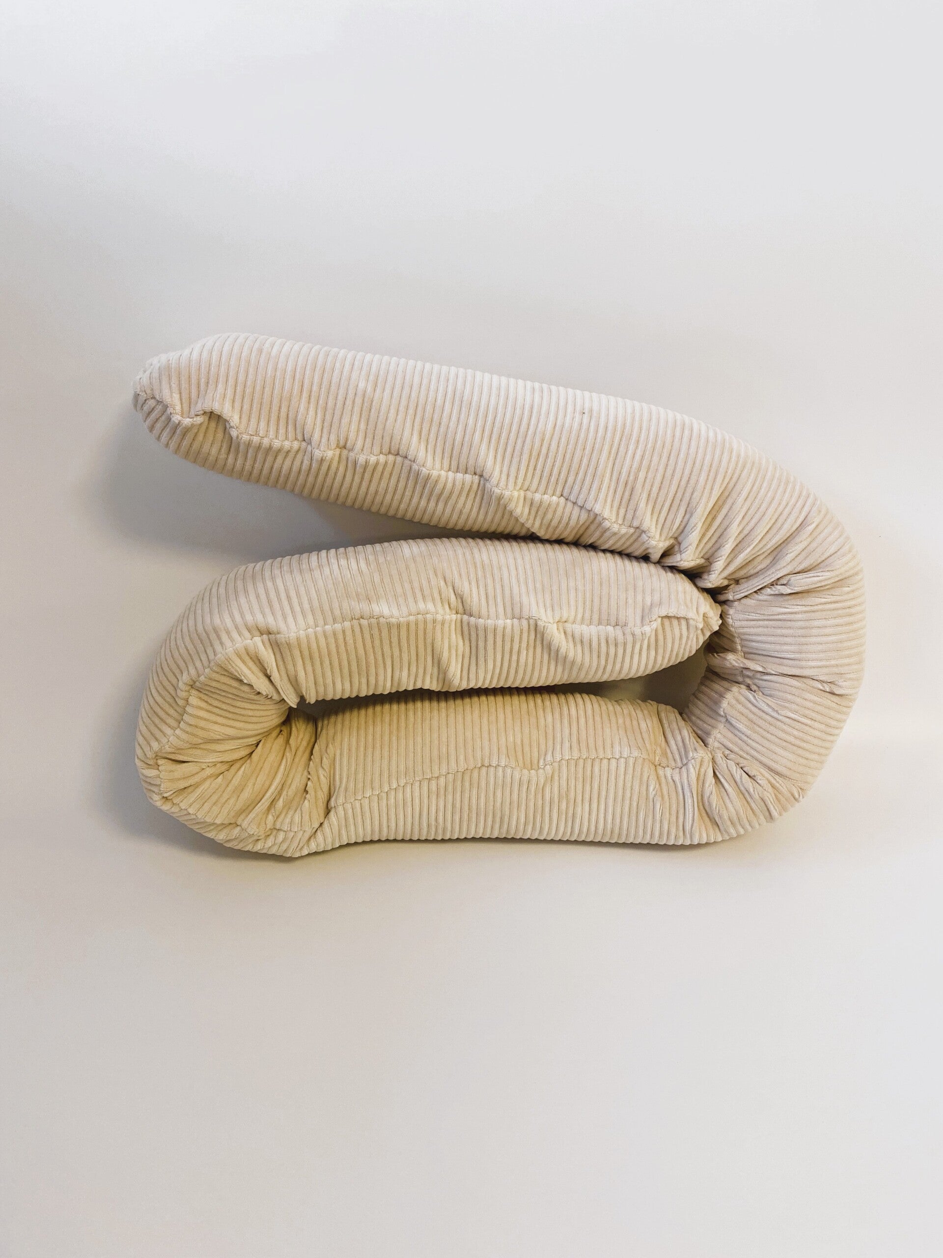 Zirbenschlange / Bettschlange / Kinderwagenschlange Breitcord helles  beige*