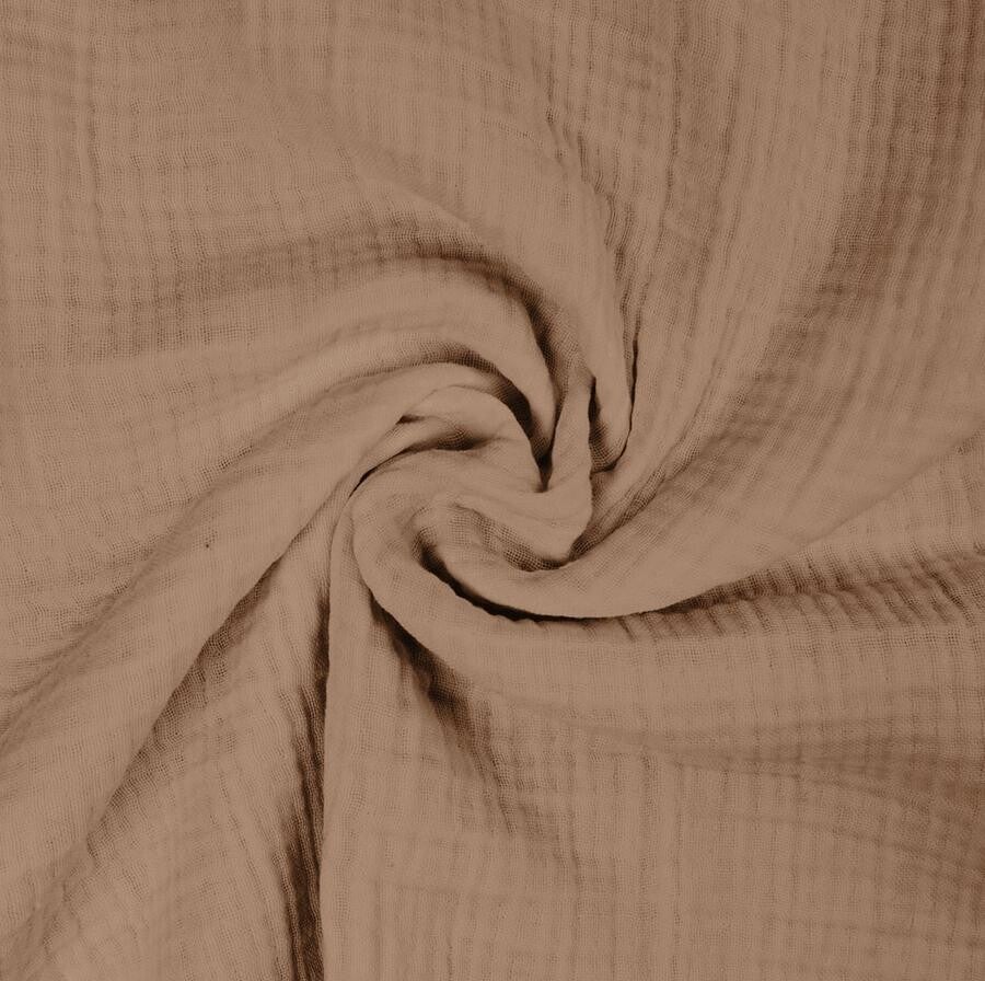 Wolkenkissen Musselin karamell