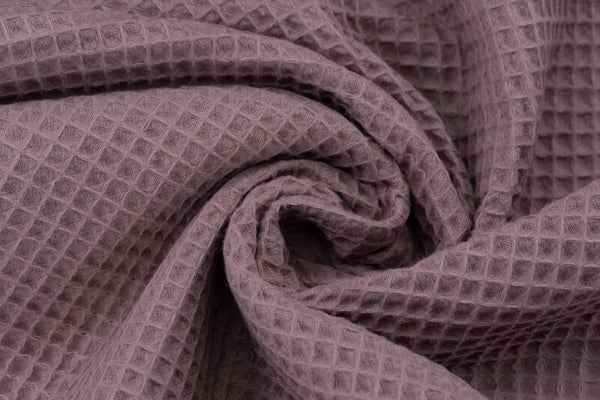 Wolkenkissen Waffelpiquè deep altrosa