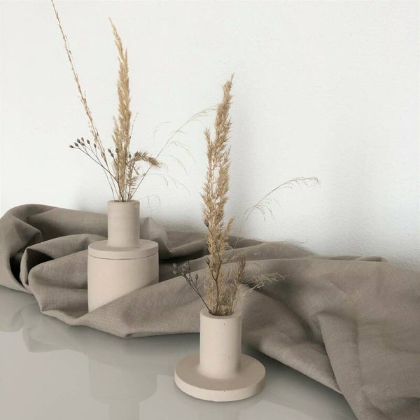 Halter mit Trockenblumen*