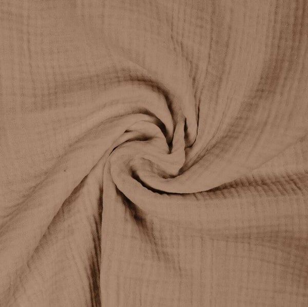 Wolkenkissen Musselin karamell