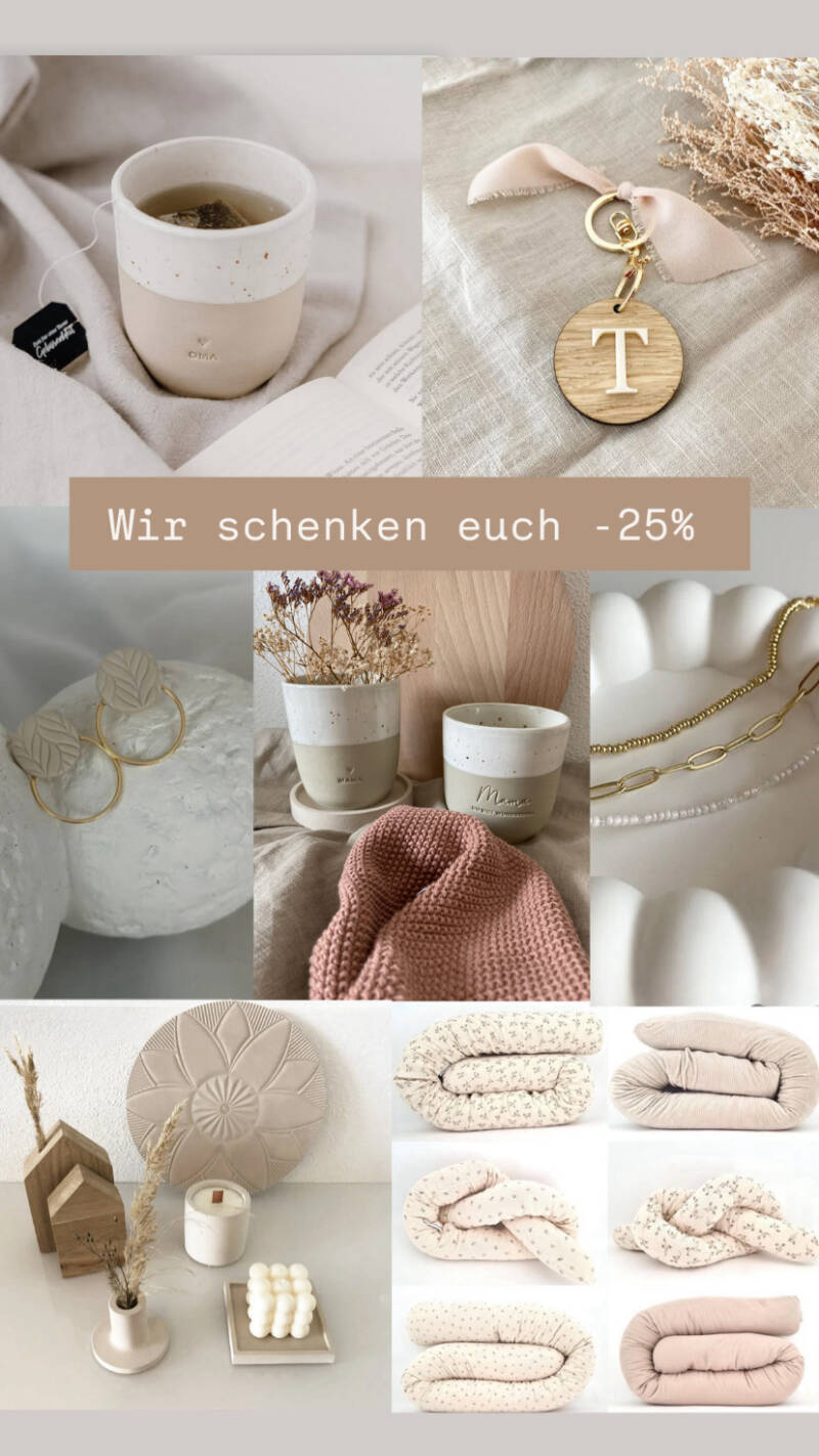 Code: NOVEMBER gültig bis 30.11.25  solange der Vorrat reicht  gültig auf alles (außer personalisierte Produkte wie zB. Loop, Caketopper,.. & Gutscheine) 