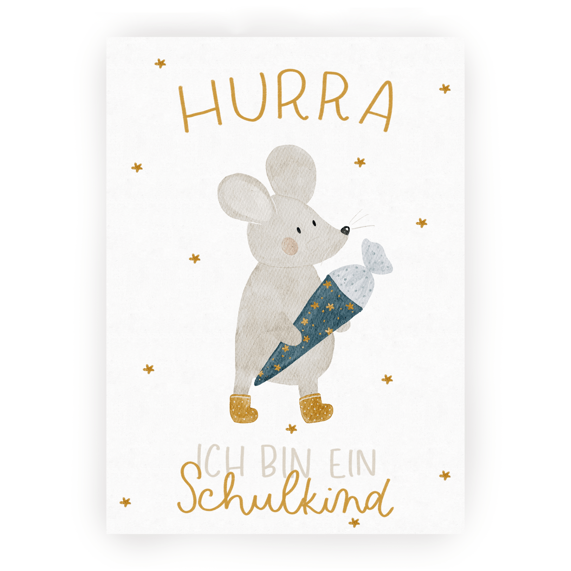 Karte Schulanfang Maus