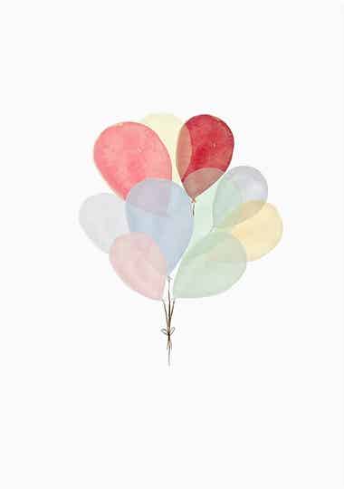 Karte Ballon Eulenschnitt*