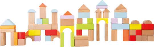 Holzbausteine bunt