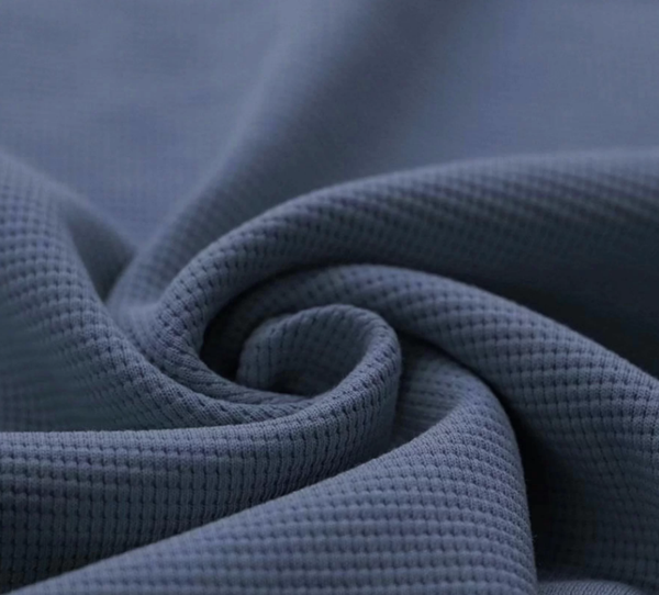 Zirbenkissen / Dekokissen / Kissen Waffel mini rauchblau