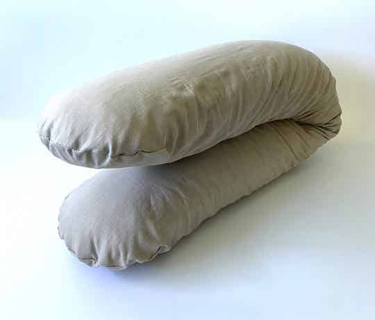 3 in 1 Kissen / Stillkissen / Seitenschläfer / Lagerungskissen Leinen*