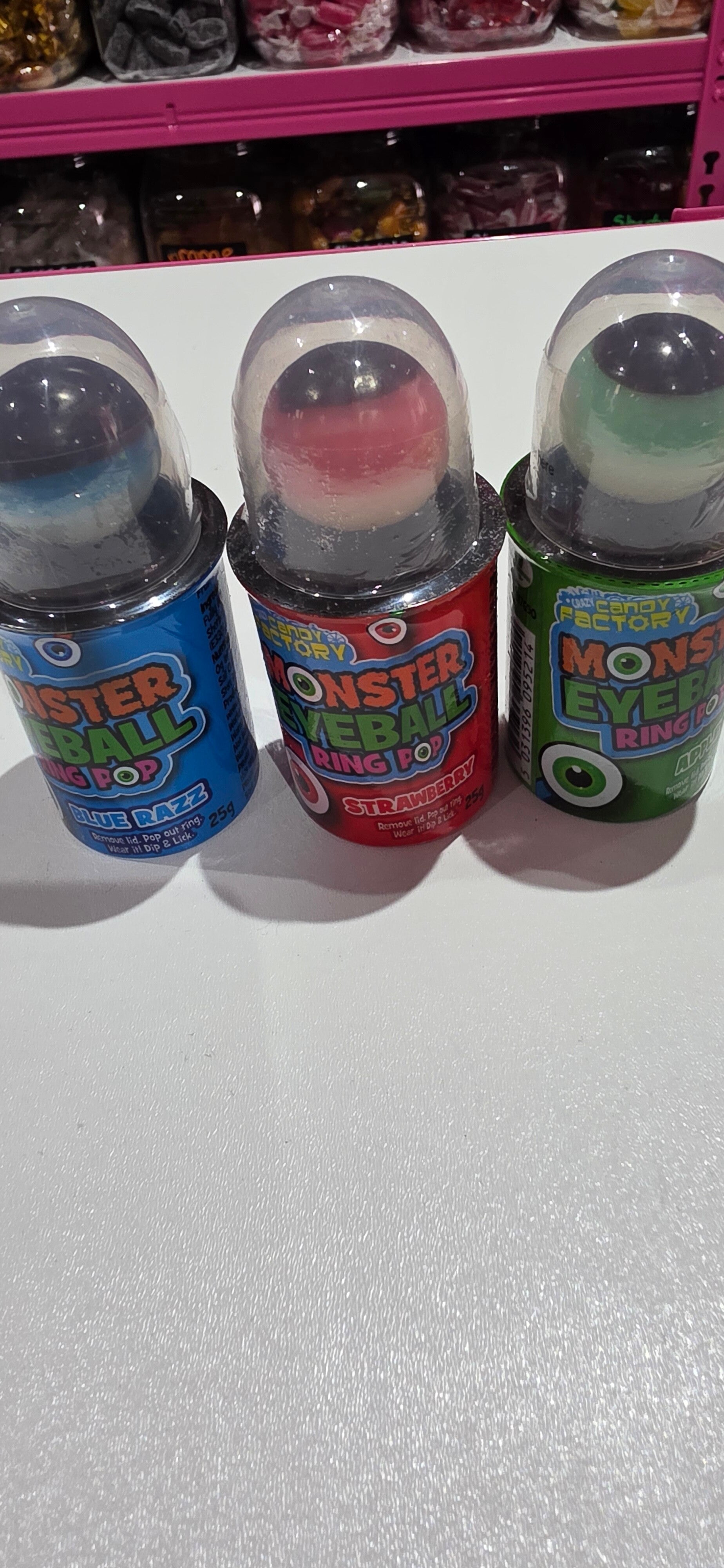 Monster eyeball ring pop