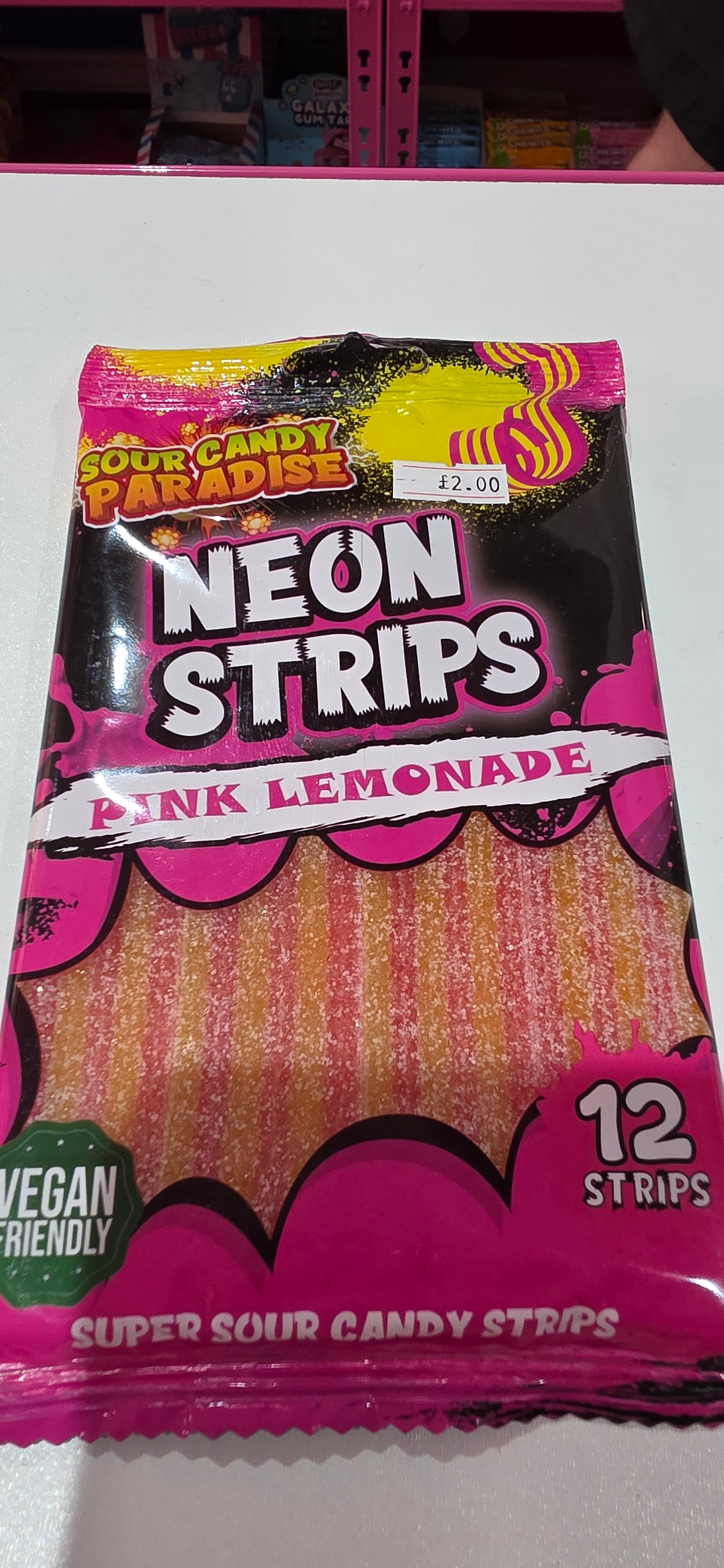 Neon Strips Pink Lemonade