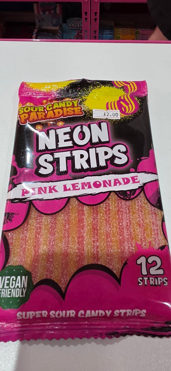 Neon Strips Pink Lemonade