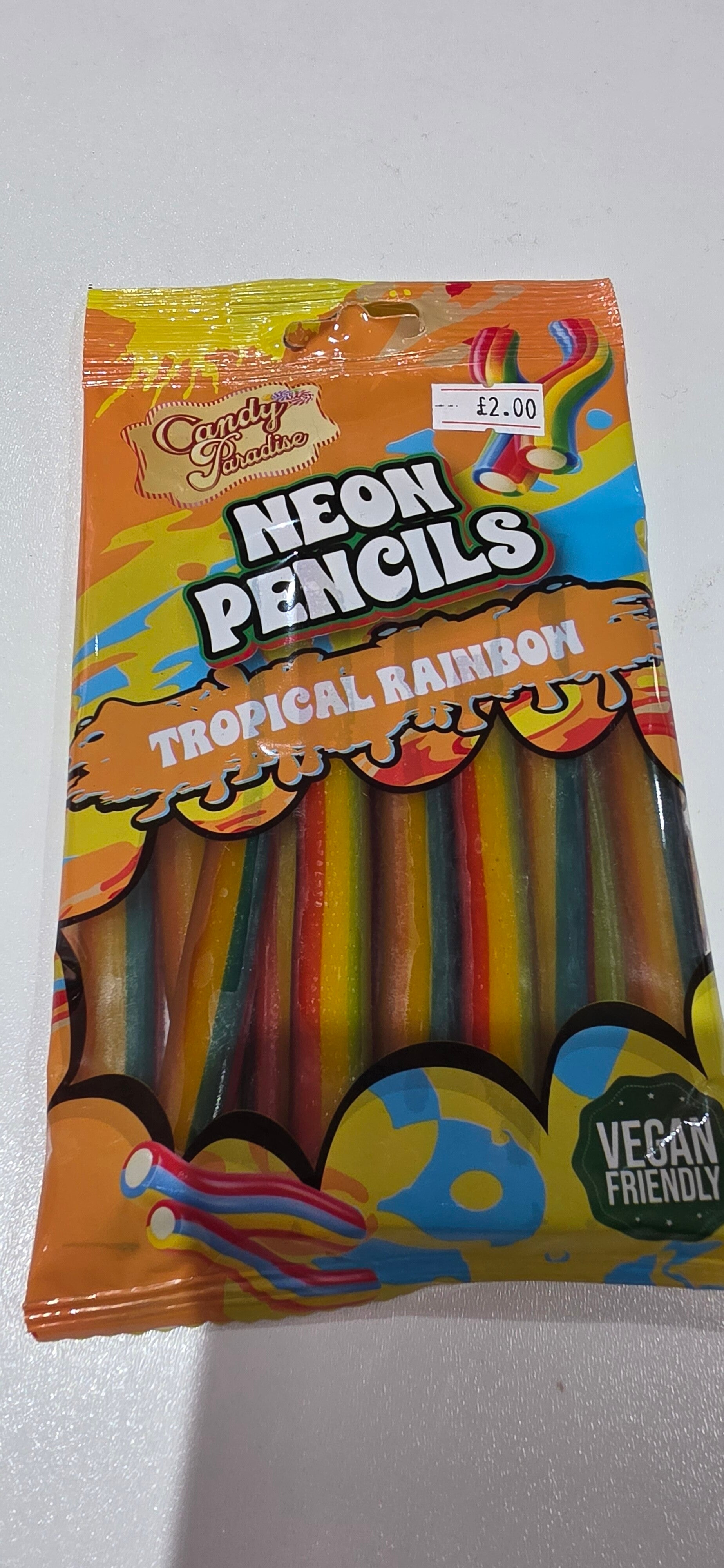 Neon Pencils Tropical Rainbow