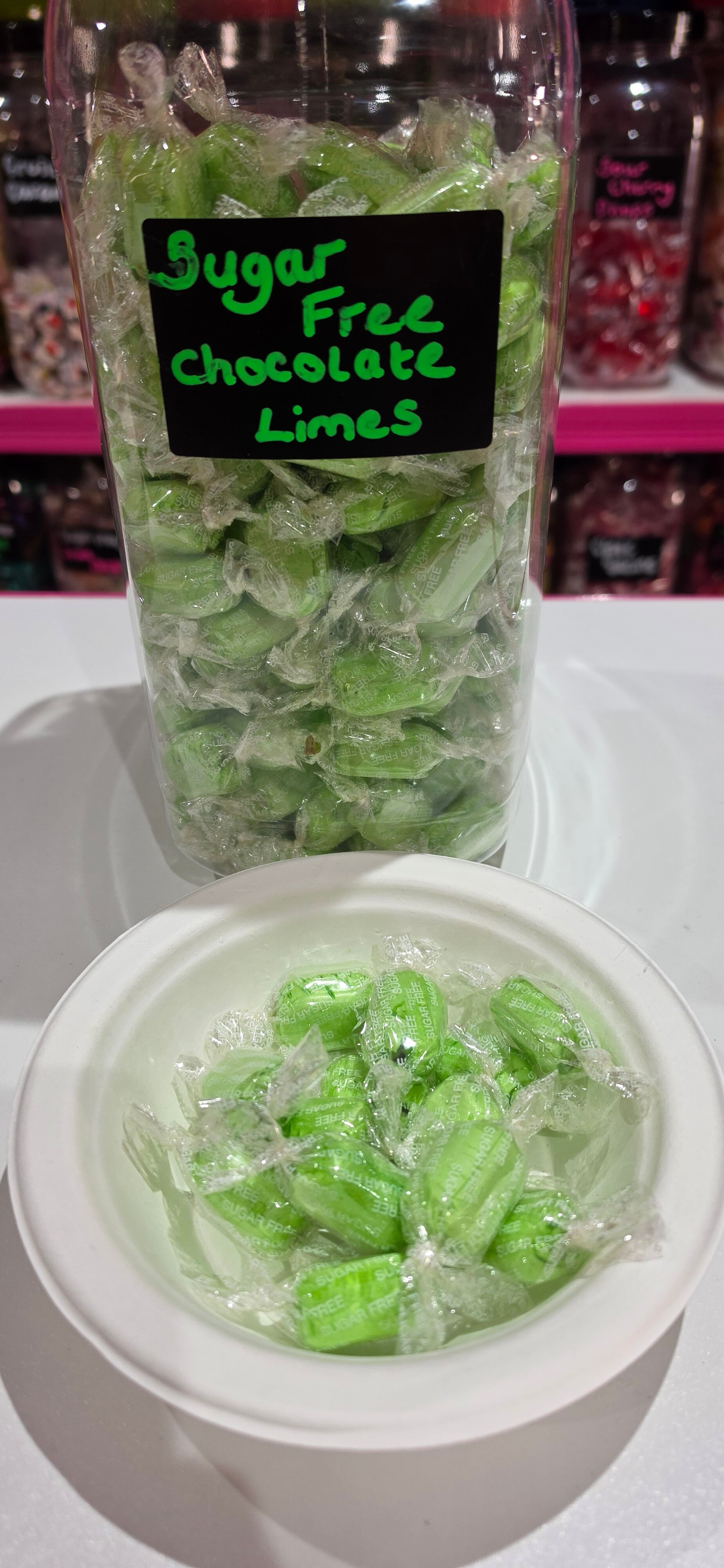 Stockleys Sugar free Chocolate Limes