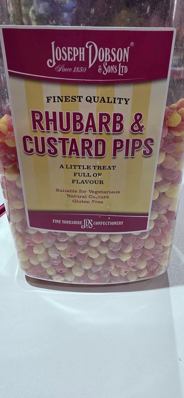 Rhubarb and Custard Pips