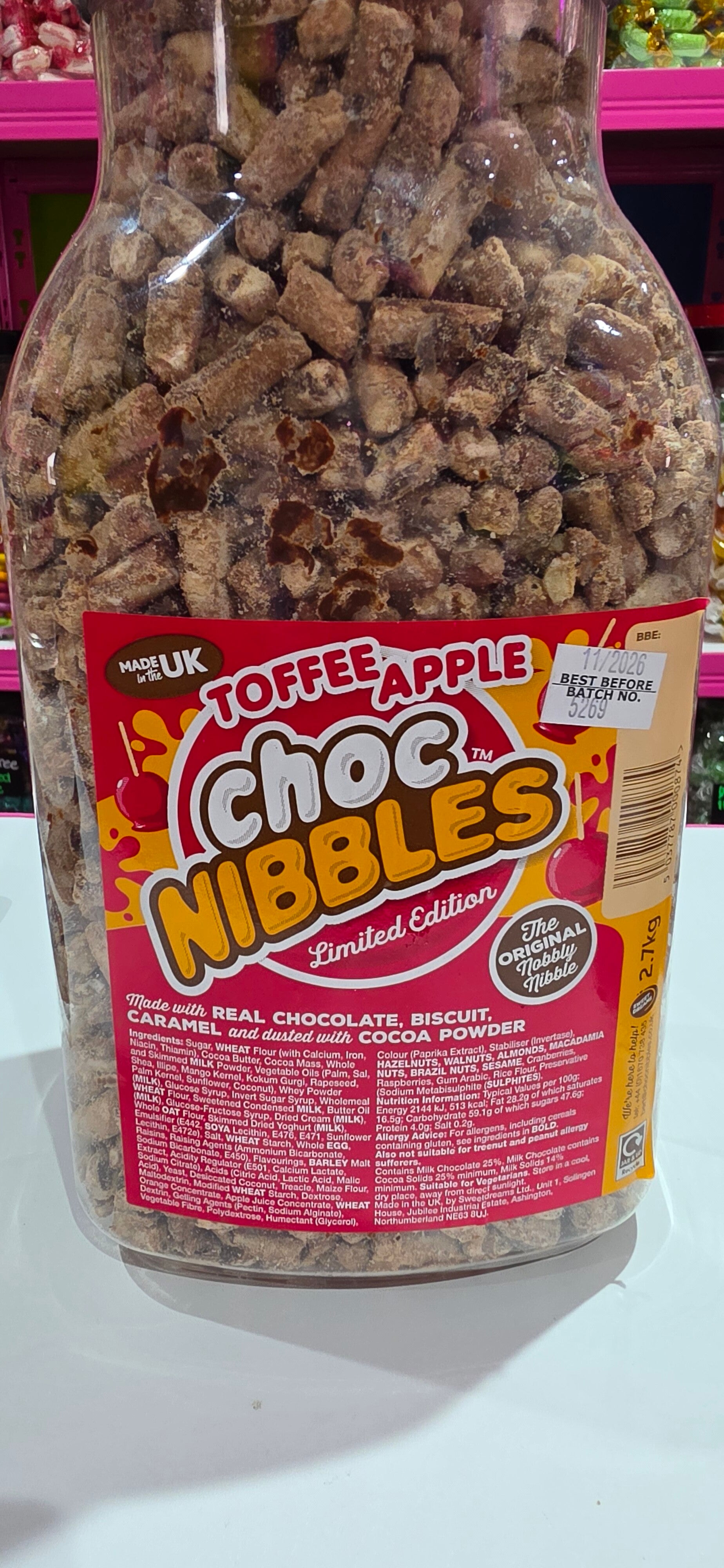 Choc Nibbles Toffee Apple