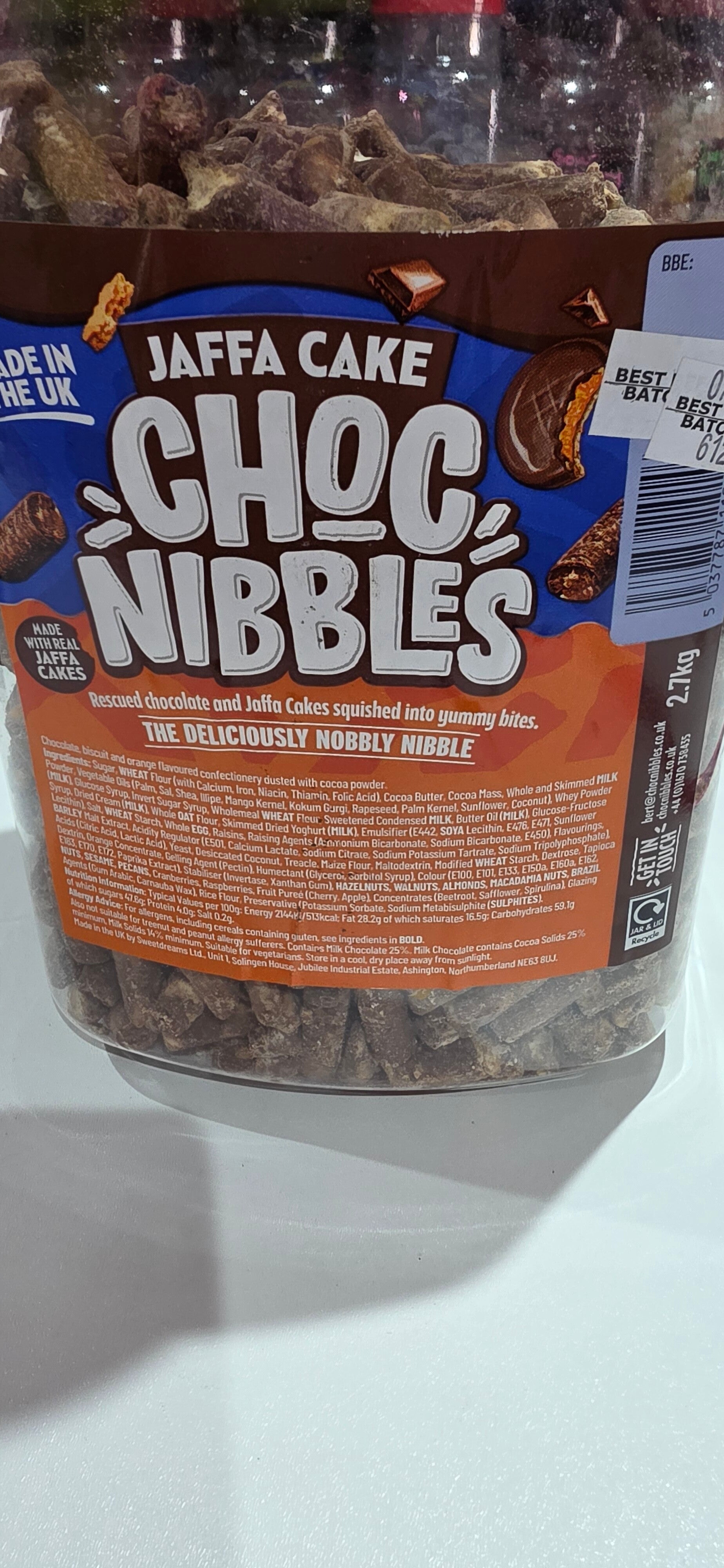 Choc Nibbles Jaffa Cake