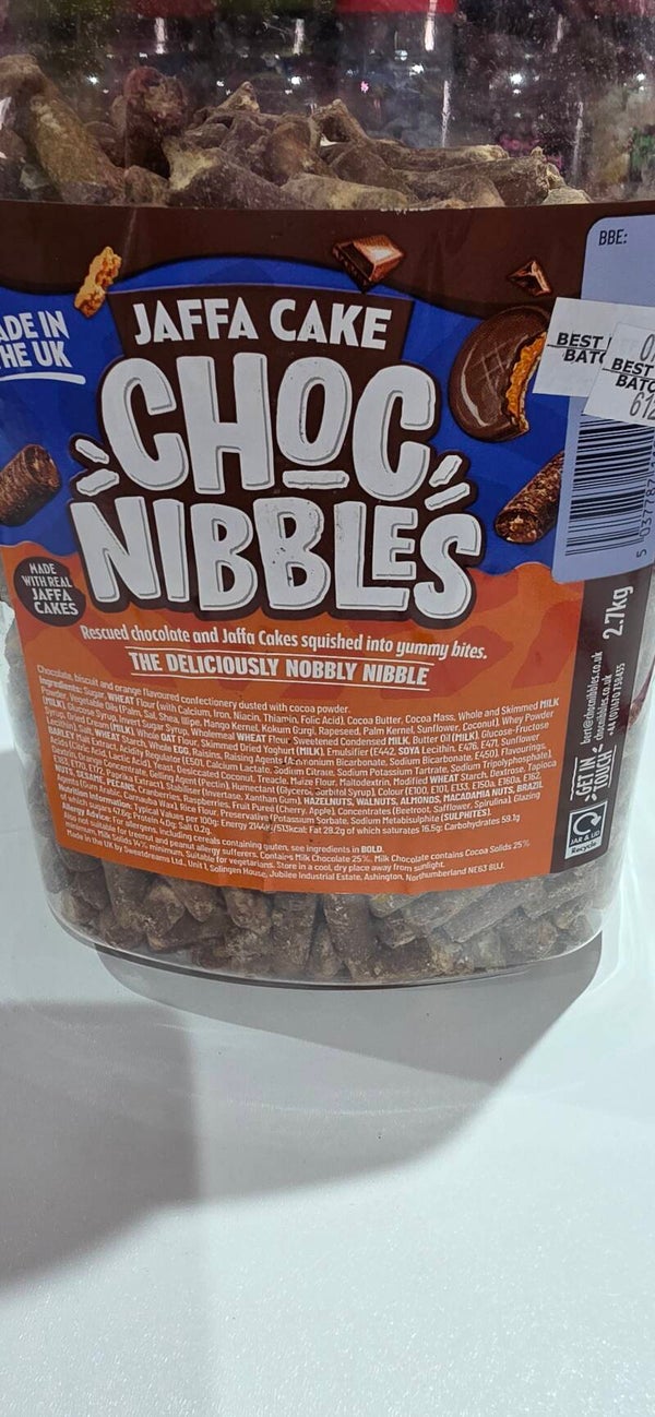 Choc Nibbles Jaffa Cake