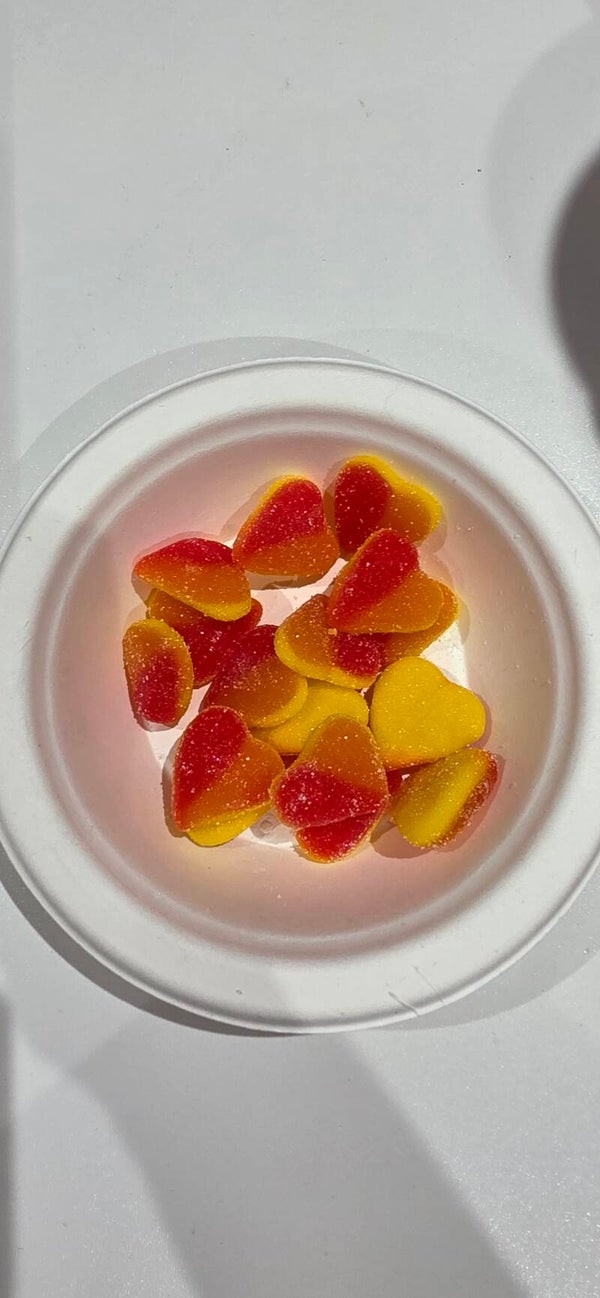 Sweetzone Fizzy Peach Hearts