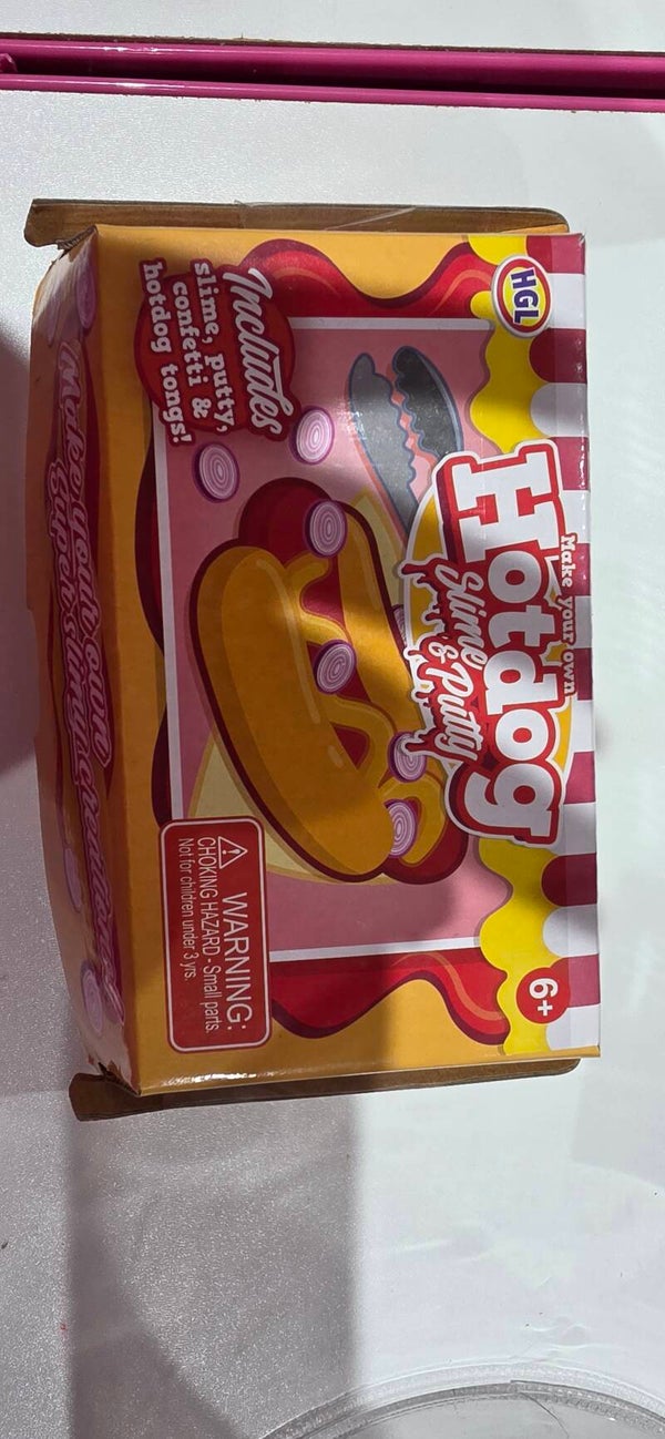 Hotdog Slime and Putty