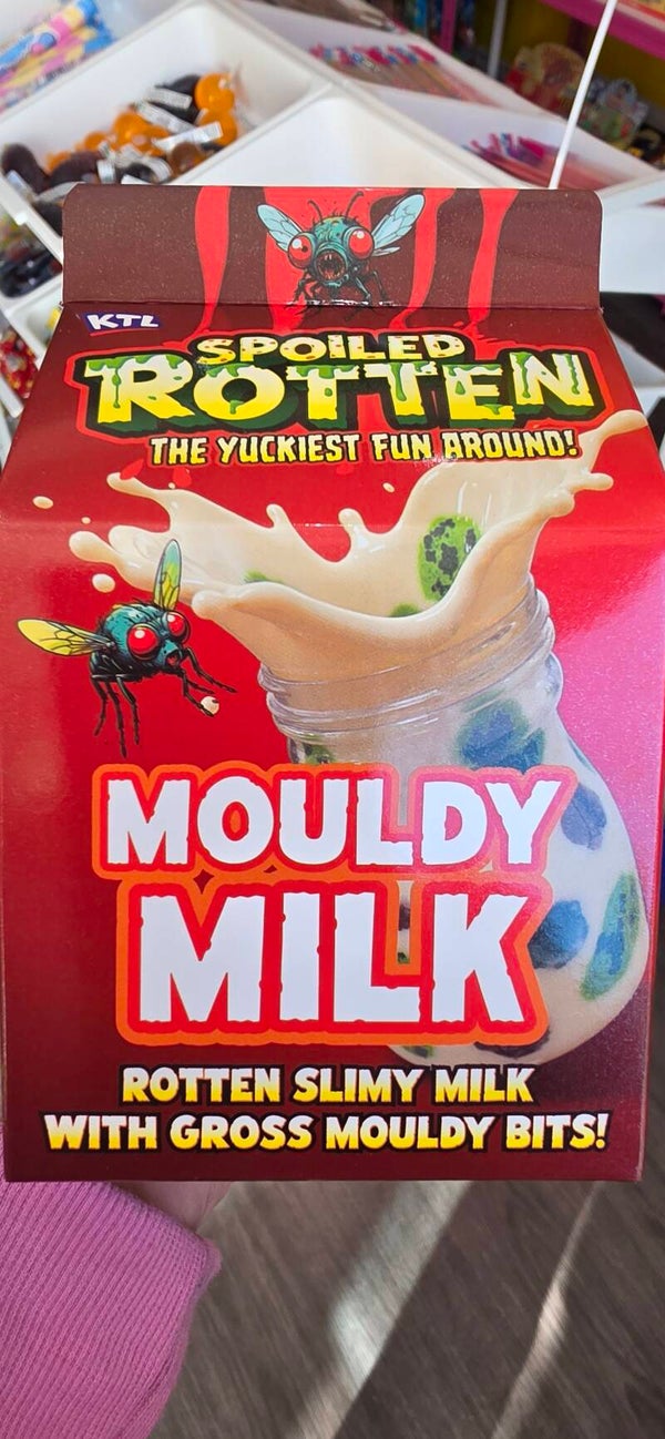 Spoiled Rotten mouldy milk