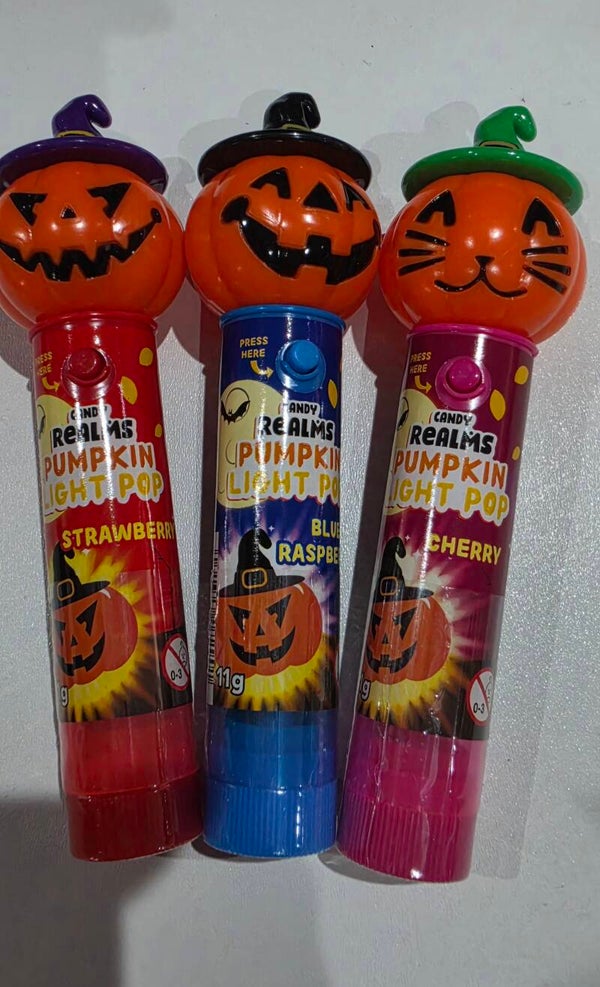Light up pumpkin sweets