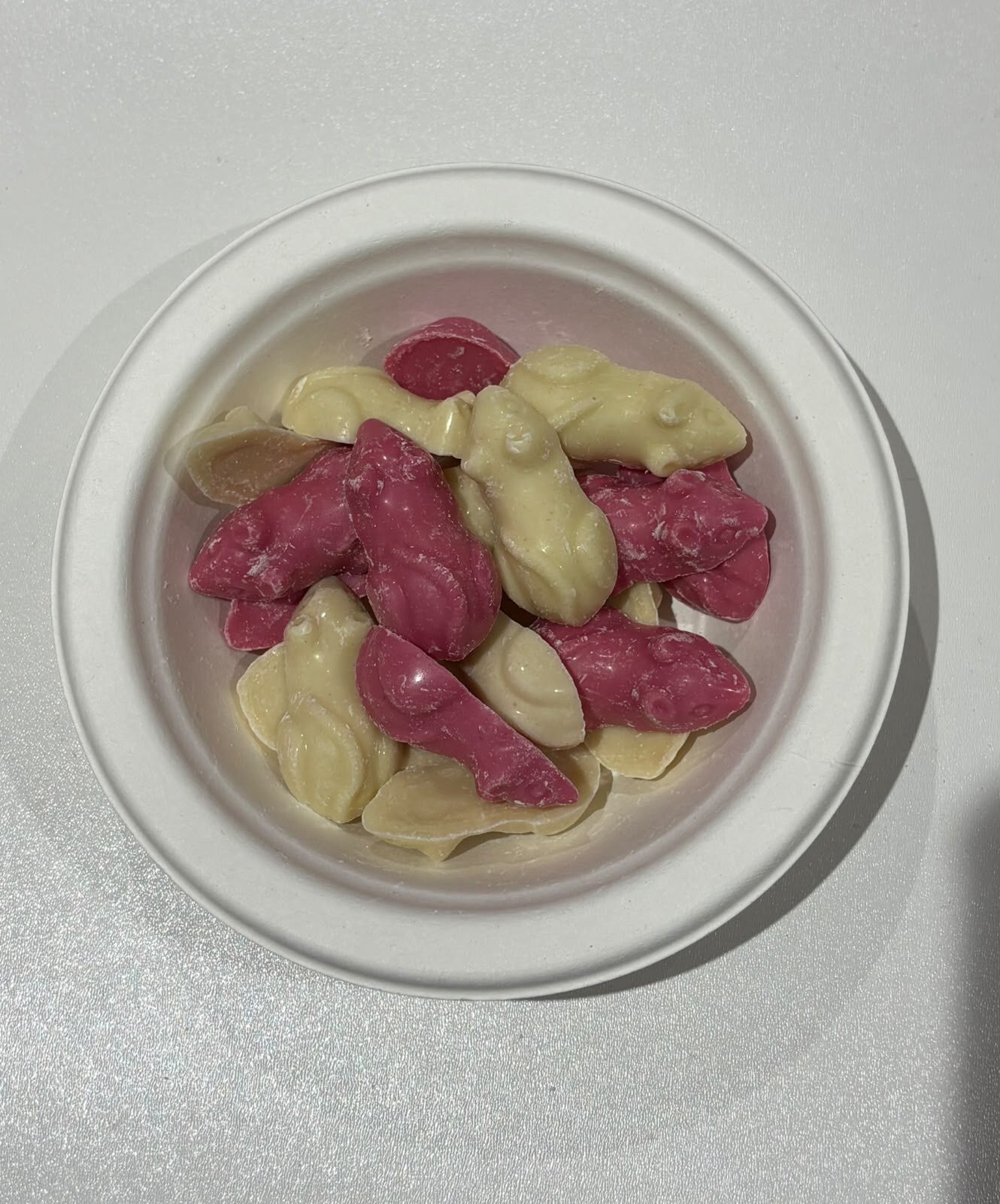 Pink and White Mice