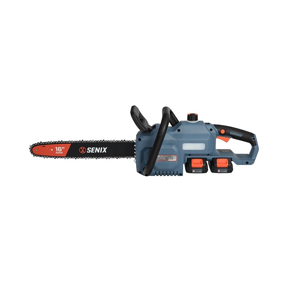 SENIX 2X2 36V BRUSHLESS 16'' REAR HANDLE CHAINSAW (SKIN ONLY)