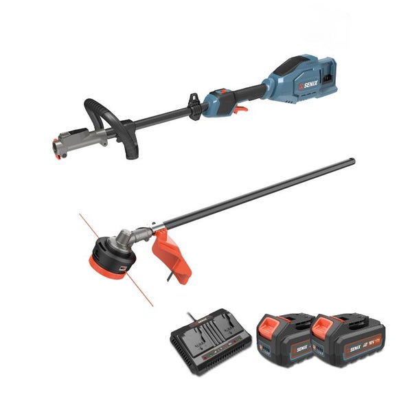 SENIX 2X2 36V BRUSHLESS POWER HEAD AND LINE TRIMMER KIT