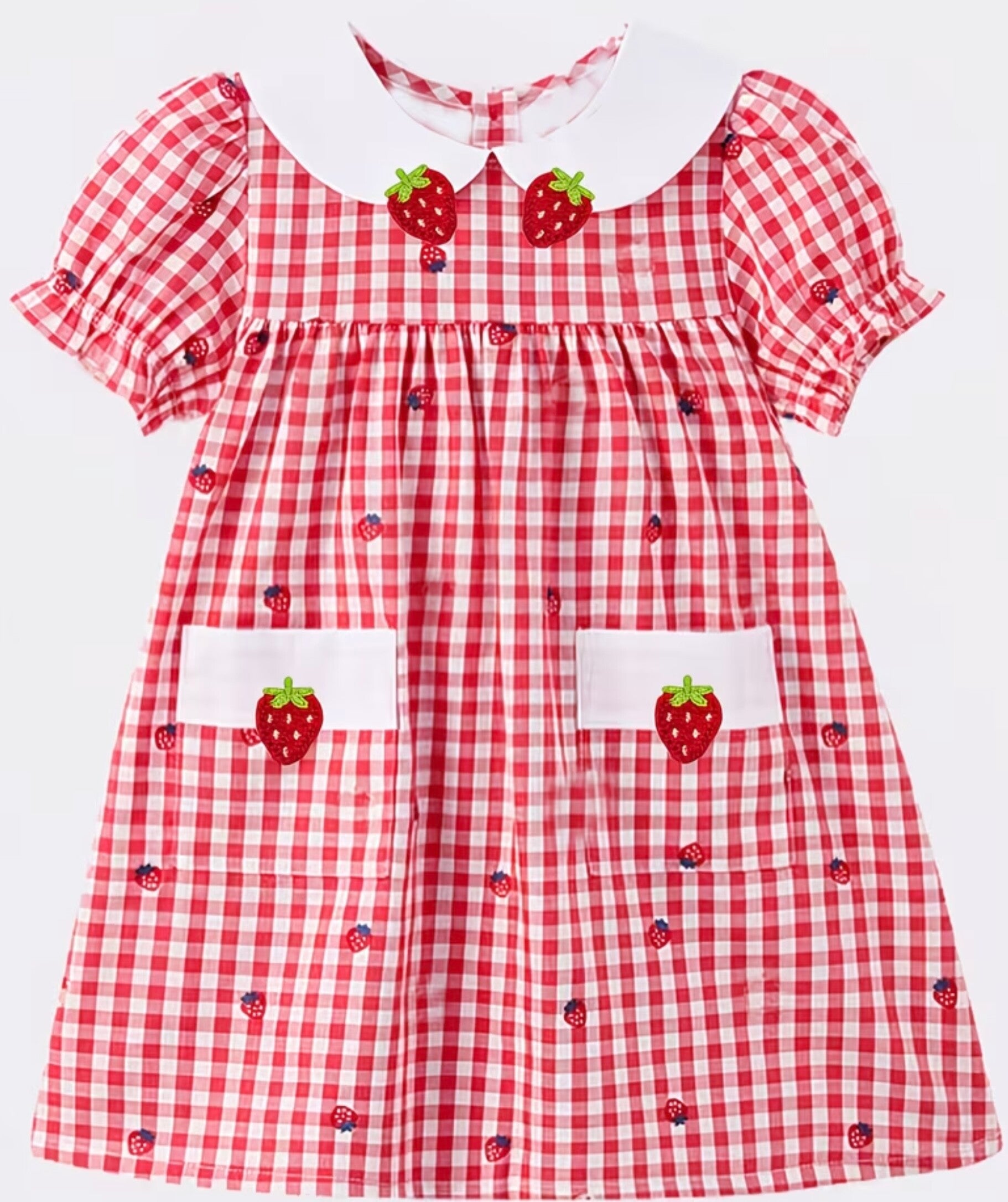 Toddler girl strawberry dress