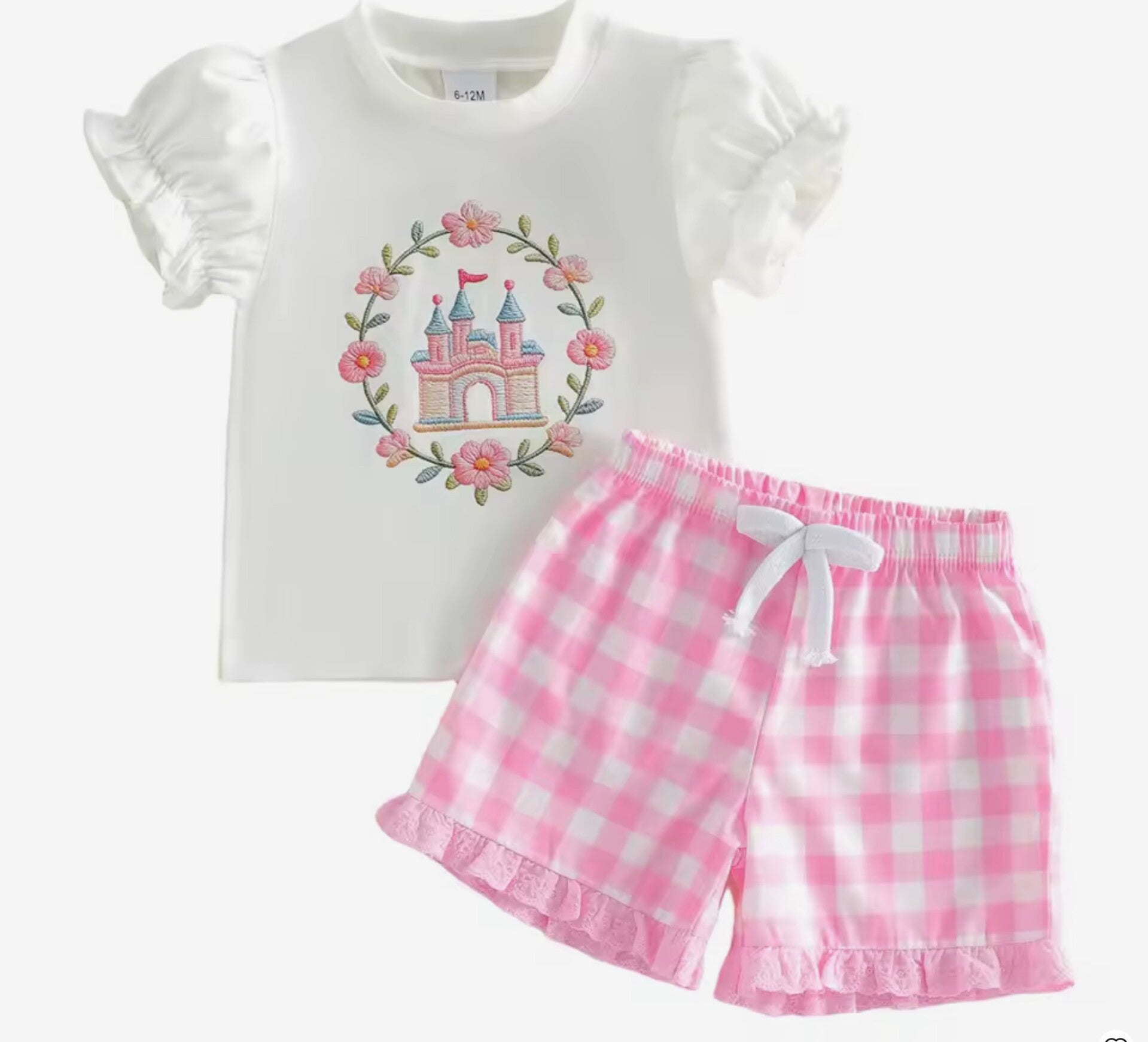 Girls summer shorts set