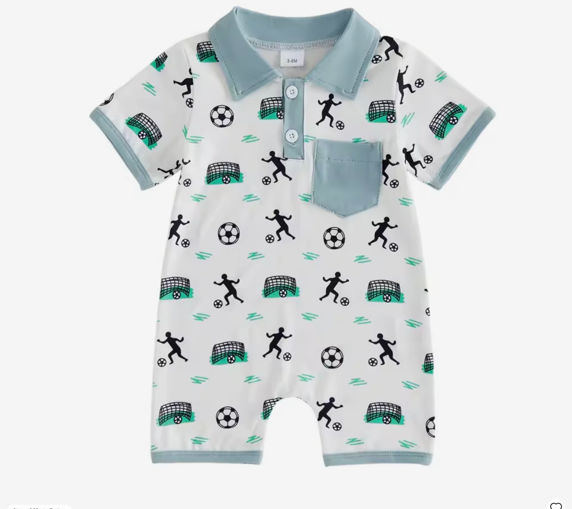 Baby’s football all in one