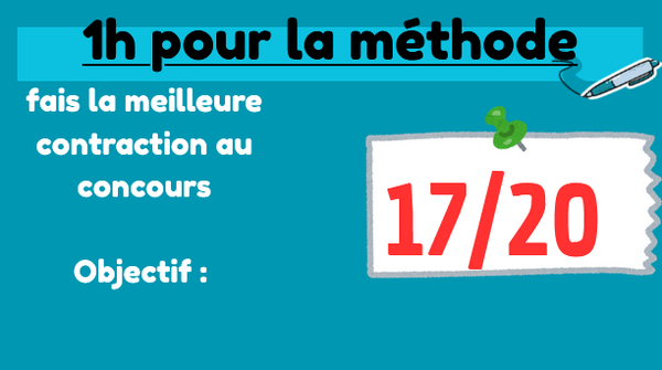 Méthode complète contraction de texte