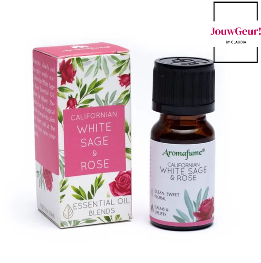 Aromafume witte salie & rozen essentiële olie