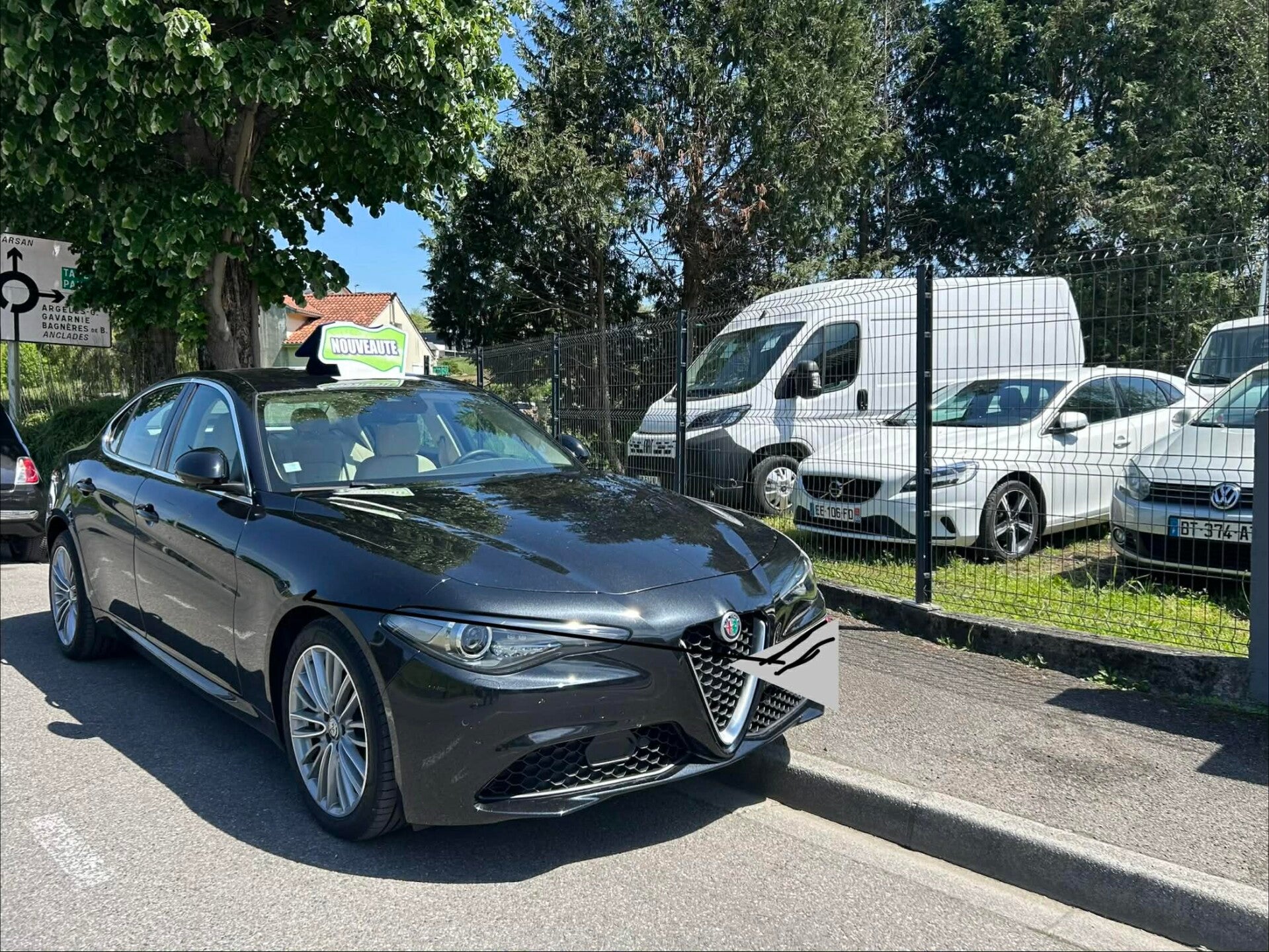 AFFAIRE EN OR  ALFA ROMEO GUILIA Q4 1500KM