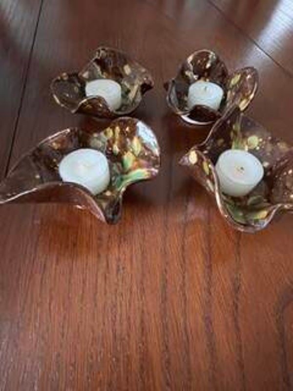 Handmade Ceramic Tea-Light Holders
