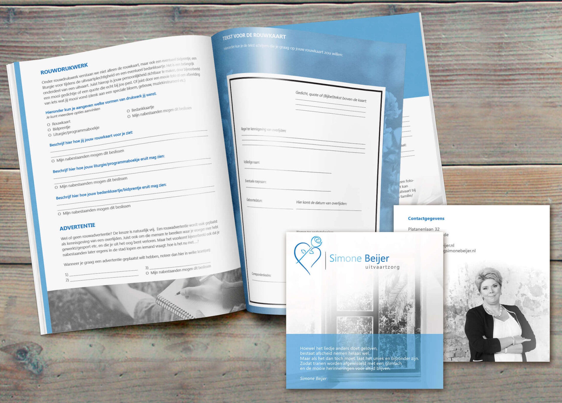 Het wensboekje van simone beijer uitvaartzorg