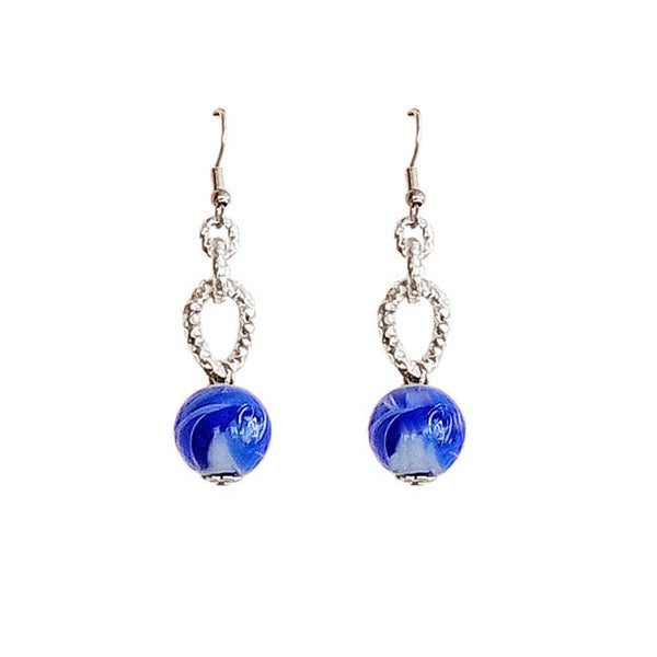 orecchini con perle in murano art. 0713