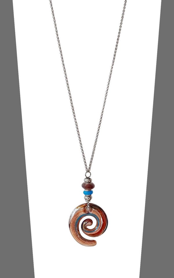 collana con ciondolo in Murano